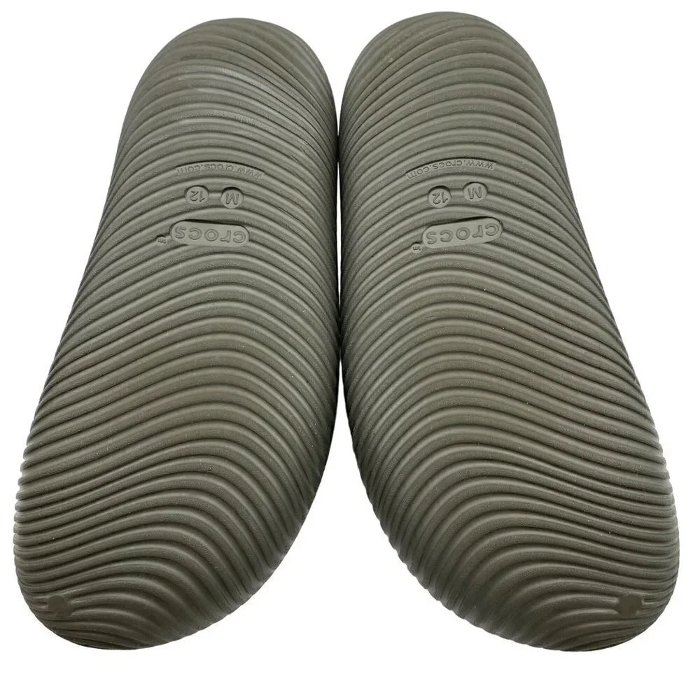 Crocs Mellow Recovery Clog Slip-On Olive Men's Size 12
